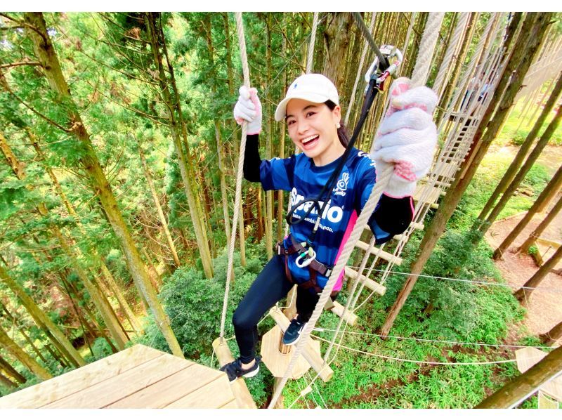 Have fun in the forest in Shiga Prefecture! A dynamic adventure course (for ages 10 and up) [Forest Adventure, Ritto]の紹介画像