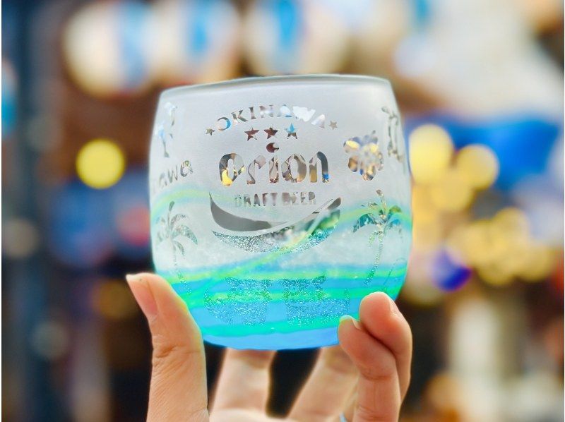 [Okinawa, Naha/Kokusai Street] Make your own original glass work with sandblasting! Easy access! You can easily experience it in between sightseeing!の紹介画像