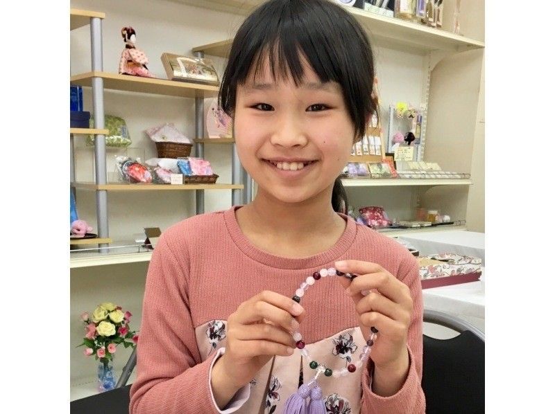 【京都水族館近く】京都ならではの体験！天然石で京念珠作り。念珠の本場でオリジナルじゅずを作ろう！　女性・ファミリー・カップル様におすすめ！の紹介画像