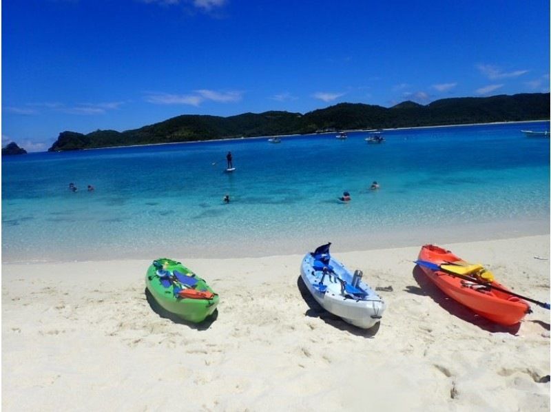 [Okinawa-Zamami]Kayak& Snorkel! Uninhabited island half-day Toursの紹介画像