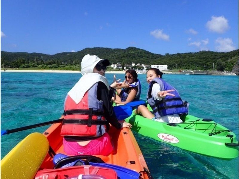 [沖繩座間味]皮艇和潛水！無人居住的半日遊の紹介画像