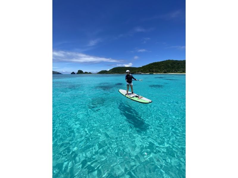 【沖縄・座間味】ＳＵＰ＆シュノーケル！プライベートビーチ半日ツアーの紹介画像
