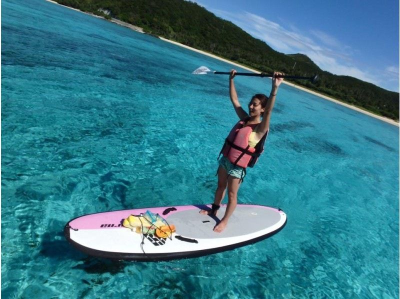 [Okinawa-Zamami] SUP & snorkel! Private beach half-day Toursの紹介画像