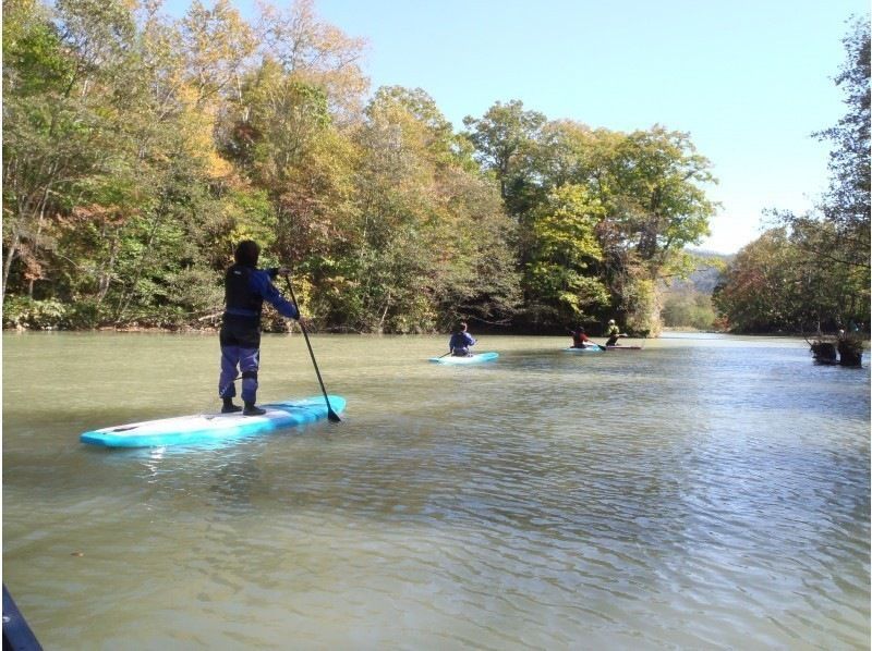 [ฮอกไกโด, Tokachi] เดินเล่นบนแม่น้ำ Tokachi ด้วยแม่น้ำ SUP ♪ -คุณสามารถลงแม่น้ำได้เป็นครั้งแรก-の紹介画像