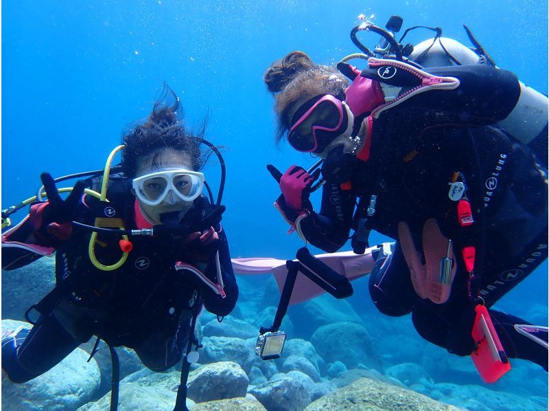 [Tokyo ·izu-Oshima】 underwater Photo included! Experience Diving ♪の紹介画像