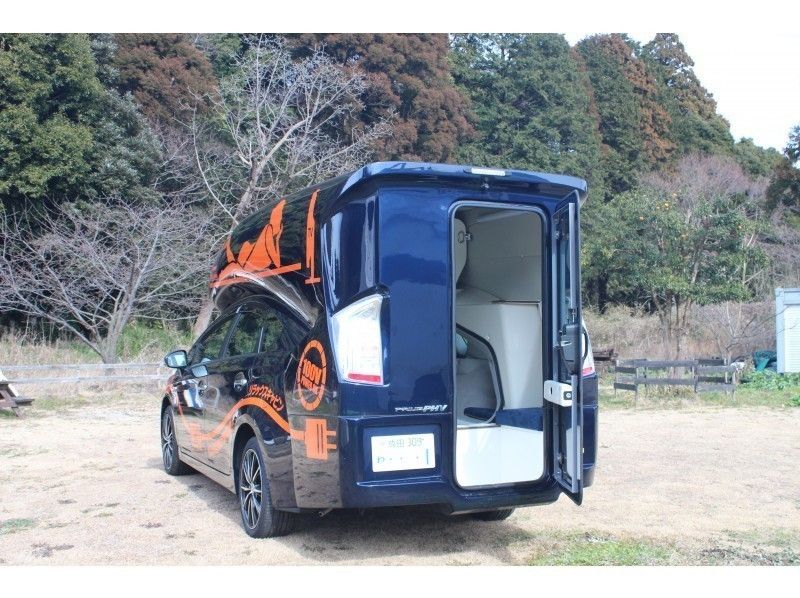 【 Okinawa · Chatan-cho 】ทำไมคุณถึงเดินทางช้าๆกับค่ายตอนนี้? Prius PHV Relaxing Cabinの紹介画像