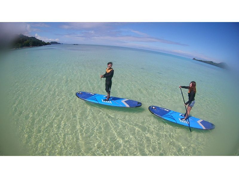 【沖縄・石垣島】石垣島で簡単にマリンスポーツを体験するなら！SUPのんびり体験コース　GOPROで撮影した写真をデータでプレゼント♪の紹介画像