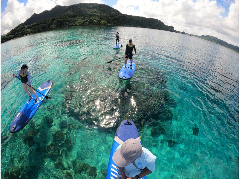 【沖縄・石垣島】石垣島で簡単にマリンスポーツを体験するなら！SUPのんびり体験コース　GOPROで撮影した写真をデータでプレゼント♪の紹介画像