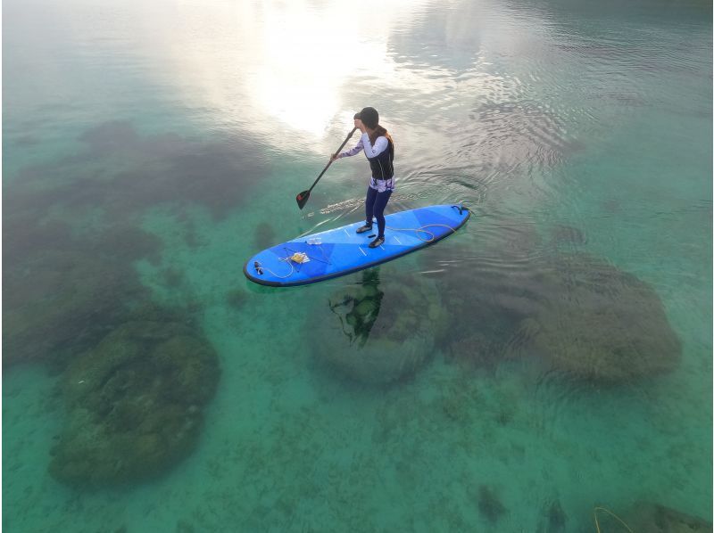 【沖縄・石垣島】石垣島で簡単にマリンスポーツを体験するなら！SUPのんびり体験コース　GOPROで撮影した写真をデータでプレゼント♪の紹介画像