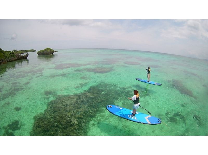 [Okinawa/Ishigaki Island] If you want to easily experience marine sports on Ishigaki Island! Relaxing SUP experience course We present photos taken with GOPRO as data ♪の紹介画像