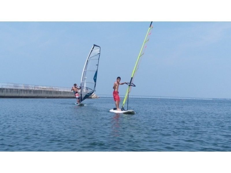 [Osaka ・ Kansai In front of the airport] enjoy the sea! Greedy luxury W plan SUP +Windsurfing Experience (1 day course)の紹介画像
