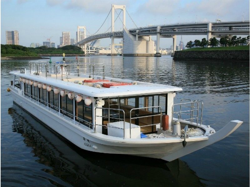 「2018年5月26日お台場花火」屋形船掘りごたつ席天ぷら御膳&飲み放題 浜松町乗船【12181】の紹介画像