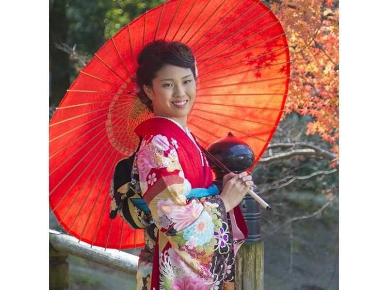 [Nara / Nara] Location photo before the coming-of-age ceremony! With abundant kimono and hair makeup!の紹介画像