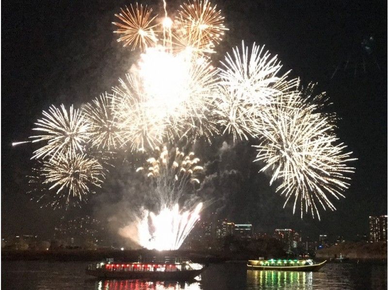「2018年5月26日(土)お台場花火大会」お台場花火観覧クルーズ【北品川乗船】【12203】 の紹介画像