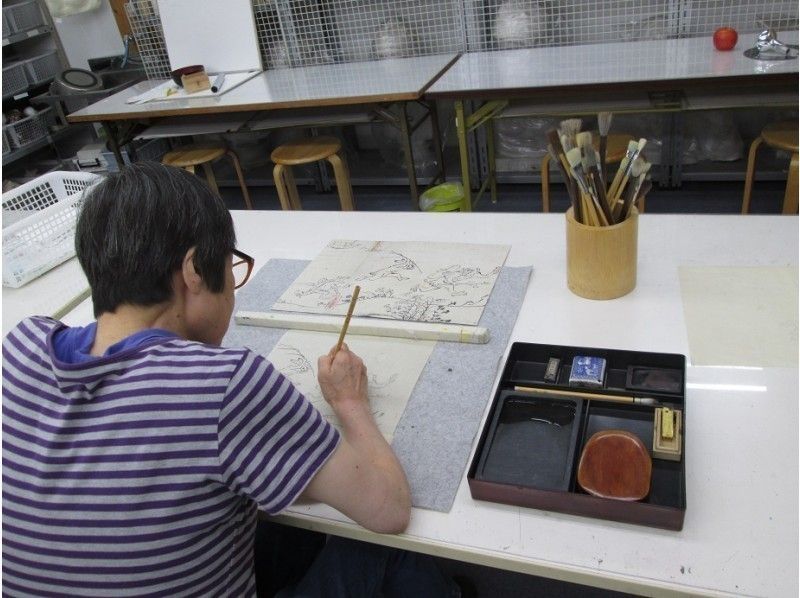 [Aichi/Chita] Japanese painting experience from age 15! 3 minutes walk from Teramoto station
