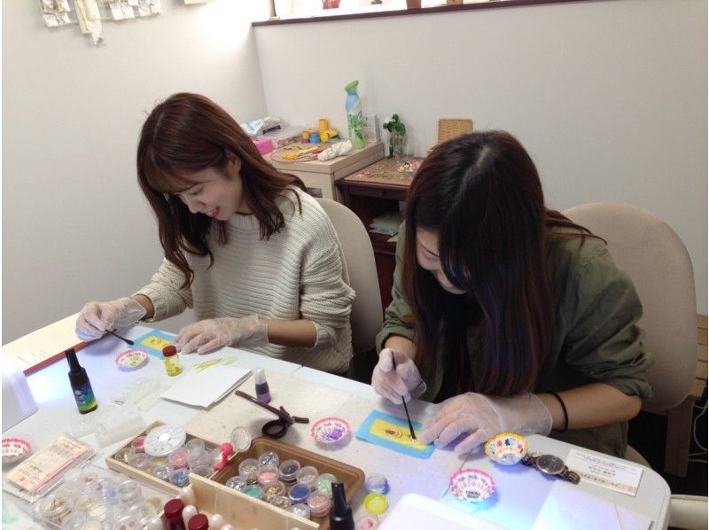 【 Kyoto City】 Have fun with Making accessories ! Created with UV resin ~ For yourself · Present for ♪ (150 minutes course)の紹介画像
