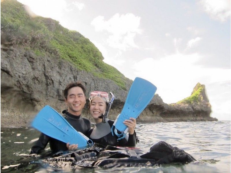 [Okinawa Onna Village Snorkeling] Go by boat! Free gifts of videos and photos on the spot! 