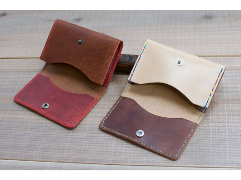 [Kyoto / Nakagyo Ward] One point only for yourself! Leather craft experience "card case making"の紹介画像