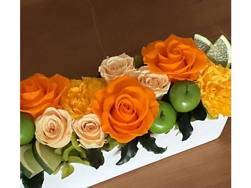[Tokyo ・ Nihonbashi] Arrange nicely with preserved flowers ＜ Stylish arrangement ＞の紹介画像