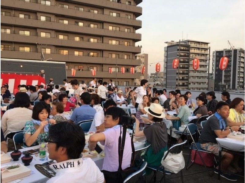 【2018隅田川花火大会】『言問橋・屋上特設観覧席観賞プラン』老舗料亭の花火御膳付き【11885】の紹介画像