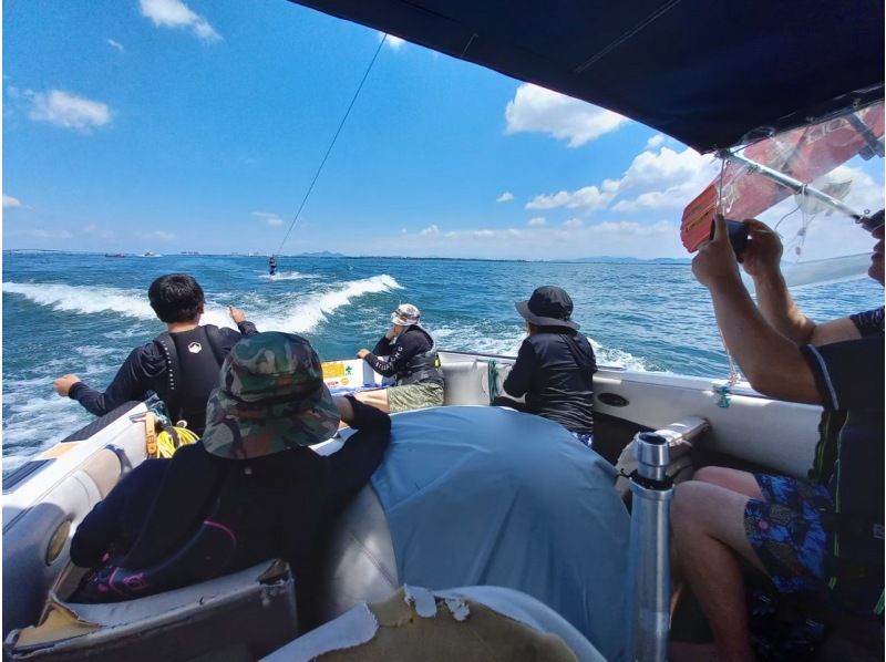 [Shiga / Lake Biwa / Wakeboard] Boat charter 60 minutes (up to 3 people) ★ Charter ★ Course! Content free! Free design ♬の紹介画像