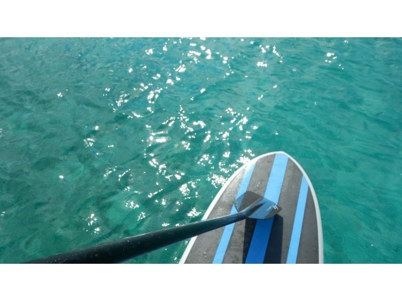 【沖縄、古宇利島、SUP】 恋の島、古宇利島でスタンドアップパドル（SUP）体験☆の紹介画像