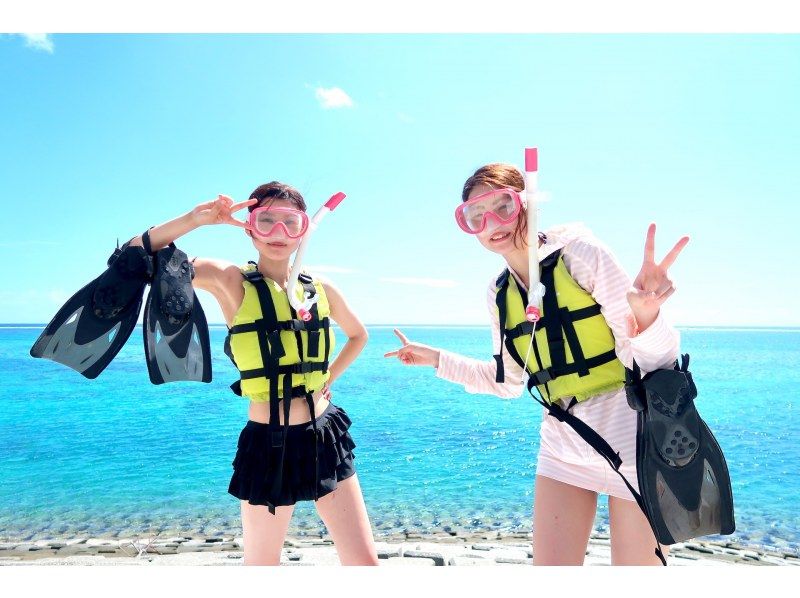 [冲绳-宫古岛]有利的设定！珊瑚浮潜+日落皮艇！淋浴间，吹风机完成风筝の紹介画像