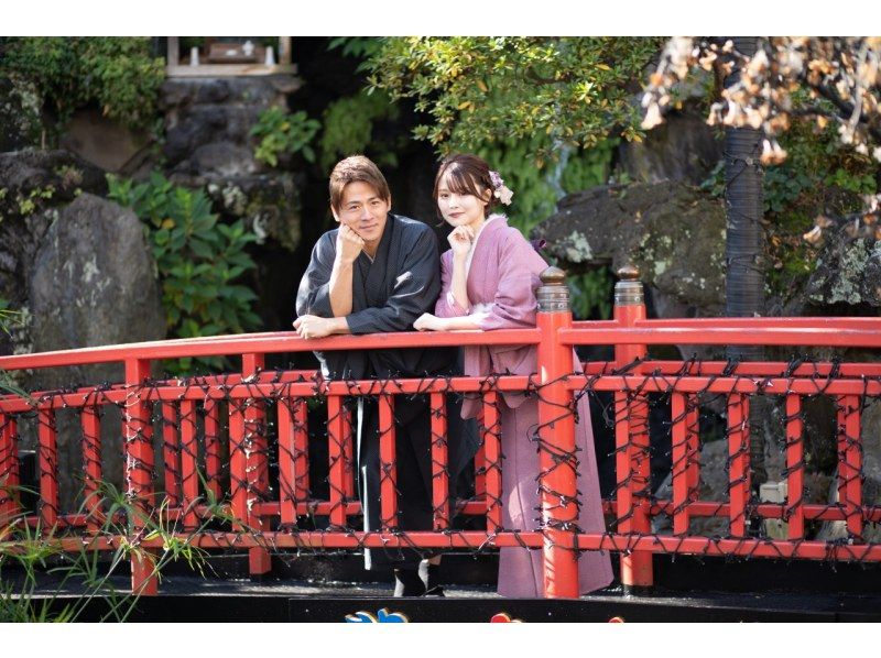 【교토 교토 역] 기모노 세트 & 헤어 세트인가 & 입기 포함 플랜! 비오는 날 우산 무료 대여 중 ♪の紹介画像