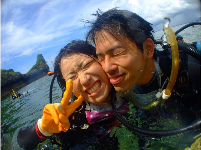 速乾ドライヤー・無料アメニティーも充実‼毎日先着3組‼️3980円【GoPro写真・動画・餌あげ無料❤️青の洞窟ダイビング】直前予約OK!!の紹介画像