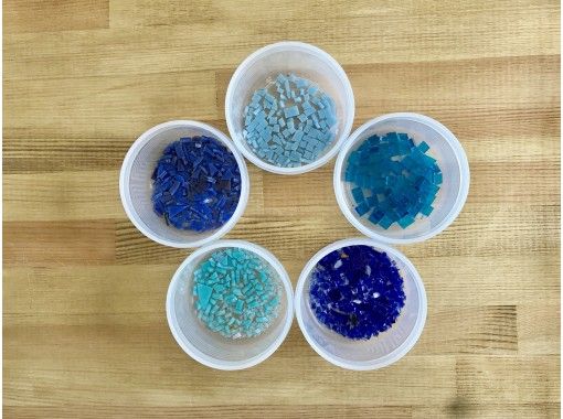 京都 西陣 フュージングガラスで作る ペーパーウエイトオブジェ トラベルコ