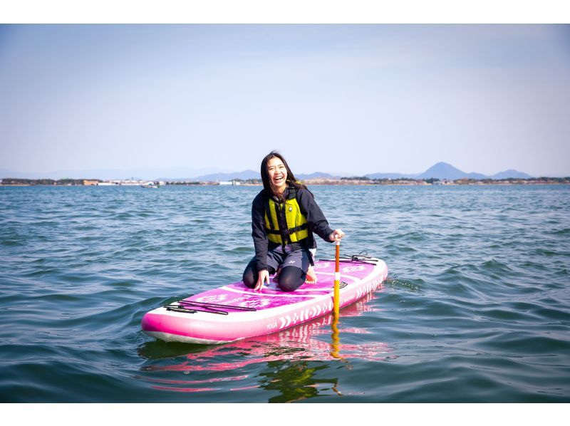 [Shiga/Otsu/Lake Biwa] Experience SUP at Lake Biwa! You can spend the day slowly in a clean facility ♪ Beginners are welcome! <15 minutes by train from Kyoto Station>の紹介画像