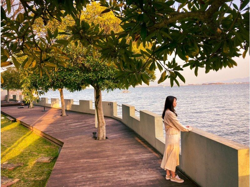 [Shiga/Otsu/Lake Biwa] Experience SUP at Lake Biwa! You can spend the day slowly in a clean facility ♪ Beginners are welcome! <15 minutes by train from Kyoto Station>の紹介画像