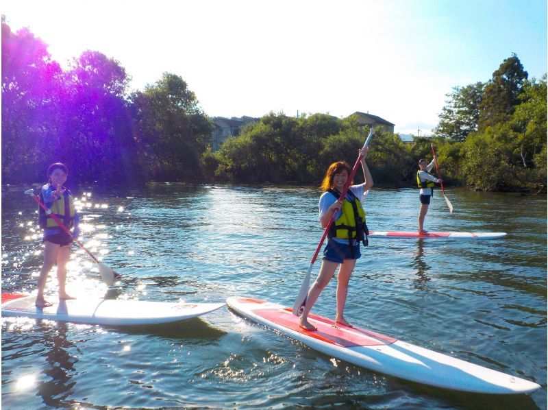 [Shiga/Otsu/Lake Biwa] Experience SUP at Lake Biwa! You can spend the day slowly in a clean facility ♪ Beginners are welcome! <15 minutes by train from Kyoto Station>の紹介画像