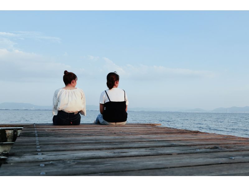 [Shiga/Otsu/Lake Biwa] Experience SUP at Lake Biwa! You can spend the day slowly in a clean facility ♪ Beginners are welcome! <15 minutes by train from Kyoto Station>の紹介画像