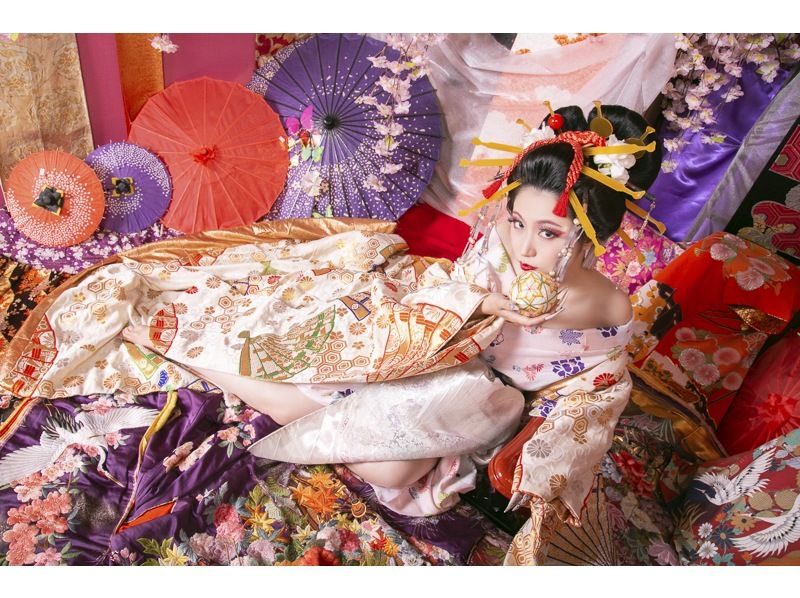 Spring sale is underway [10 minutes walk from Kiyomizu-dera Temple] Oiran plan♪ You can experience it by yourself, with friends, or in a large group! (1 hour and a half per person)の紹介画像