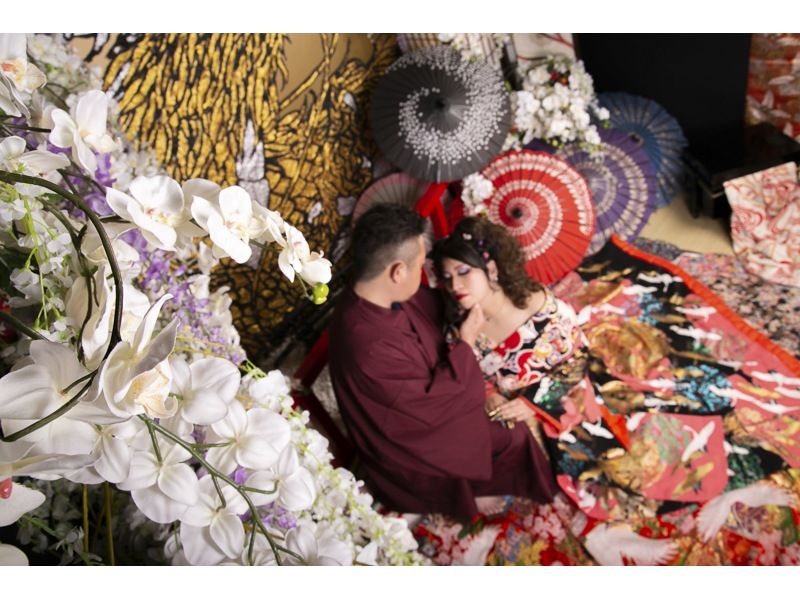 [10 minutes walk from Kiyomizu-dera Temple] Oiran couple plan ♪ (From 1.5 hours per couple) Siblings and parents and children can also experience this! For more information, see details →の紹介画像