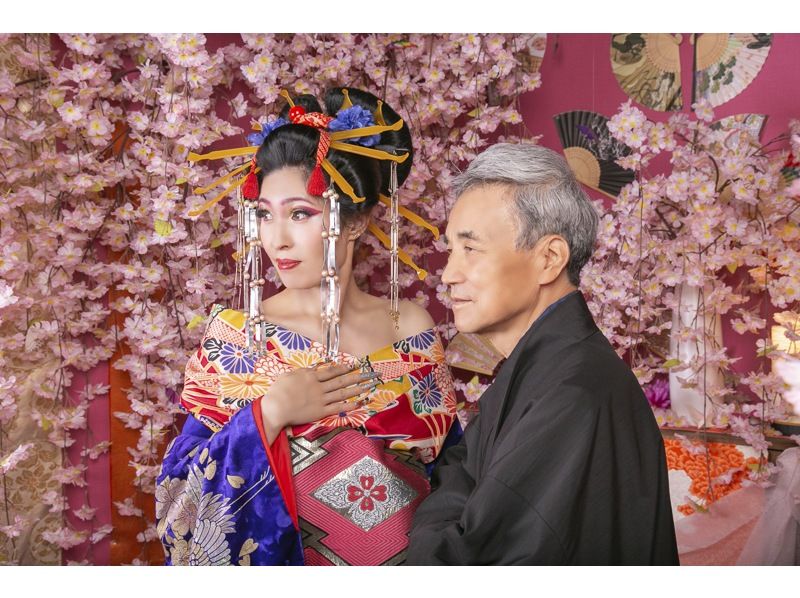 Super Summer Sale 2024 [10 minutes walk from Kiyomizu-dera Temple] Oiran Couple Plan ♪ (From 1.5 hours per couple) Siblings and parents and children can also experience it! For more information, see details →の紹介画像
