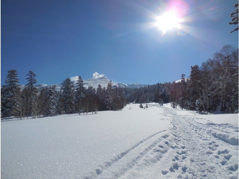 [Hokkaido ・ Large snow mountain series] superb view Snowshoes ★ Mitasan course (only ※ fine day)の紹介画像