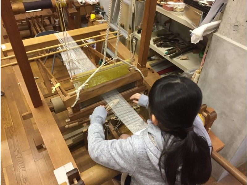 [Kita-ku, Kyoto] Summer vacation free study! Children's hand weaving experience & workshop tour