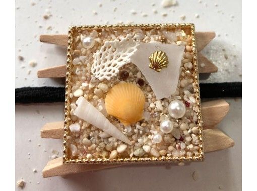 洋ナシ型 レジンヘアゴム 詰め替えれ ひまわり畑