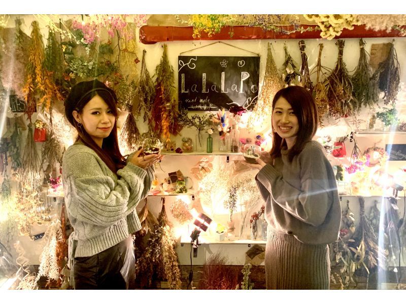 【大阪・心斎橋駅徒歩3分】子供から大人まで楽しめるミニサボテンのインテリア作り！サボテングラス作り体験☆の紹介画像