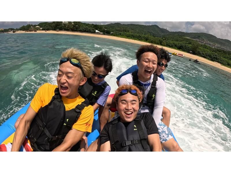 【沖縄&bull;本部町】4種目ぶっ飛びマリンマスターセットここに降臨！！さぁ！一緒にマリンスポーツを制覇しよう！！！の紹介画像