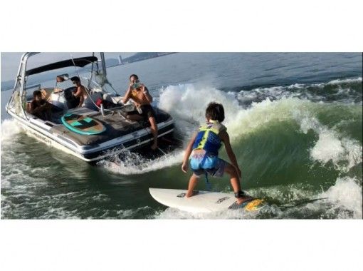ウェイクサーフィン　wake surfing old Etsukomodelwakesurfer
