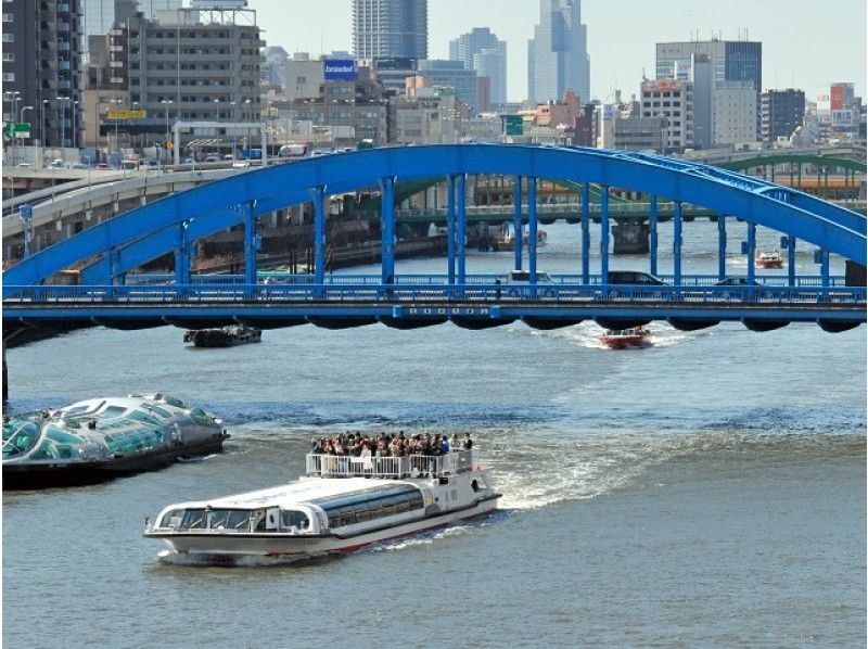 <築地市場移転間近!>全7大特典付き!築地場外市場散策と食べ歩き&隅田川クルーズ【P012645】の紹介画像