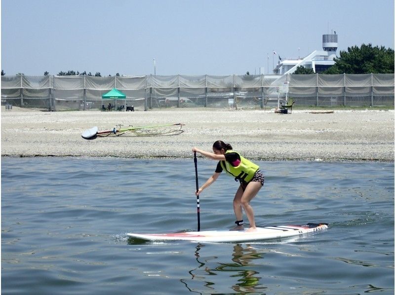 SUPレンタルコース（3時間）SUP 海上で、ヨガ・釣り・女子会まで