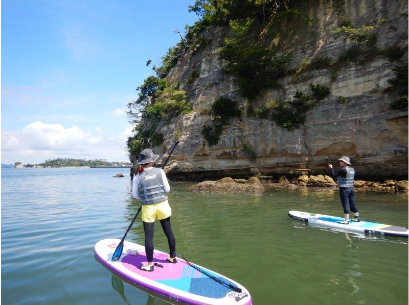 [宮城·Shiono / Matsushima Bay]放鬆♪SUP體驗與紀念品（= ^é^ =）の紹介画像