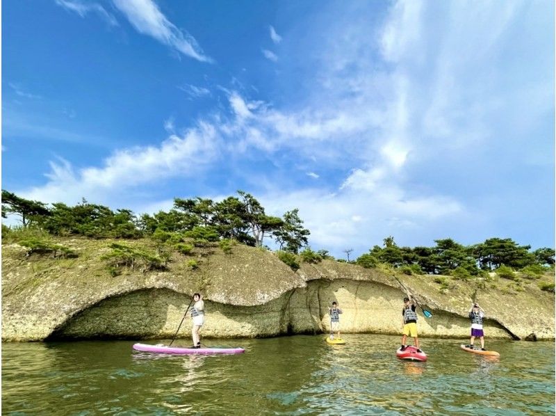 【松島湾・無人島or馬の背】完全プライベート♡ 贅沢SUPクルージング (=^ェ^=)写真プレゼント＼時間のリクエストも出来ます／の紹介画像