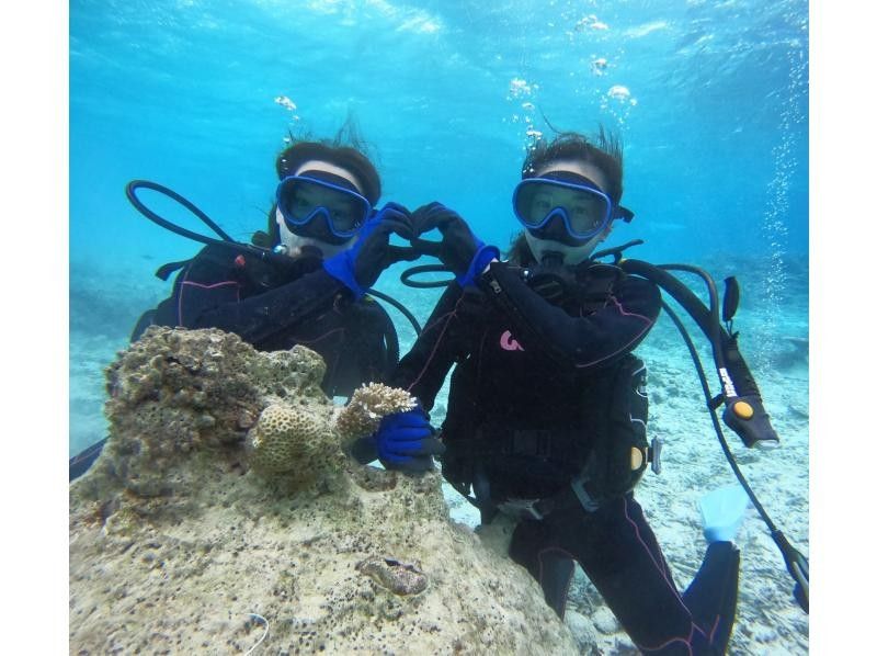 感動120％！マンタとウミガメ体験ダイビング！10才からOK（2ダイブ・約2〜3時間）★☆予約特典プレゼント付き！★☆の紹介画像