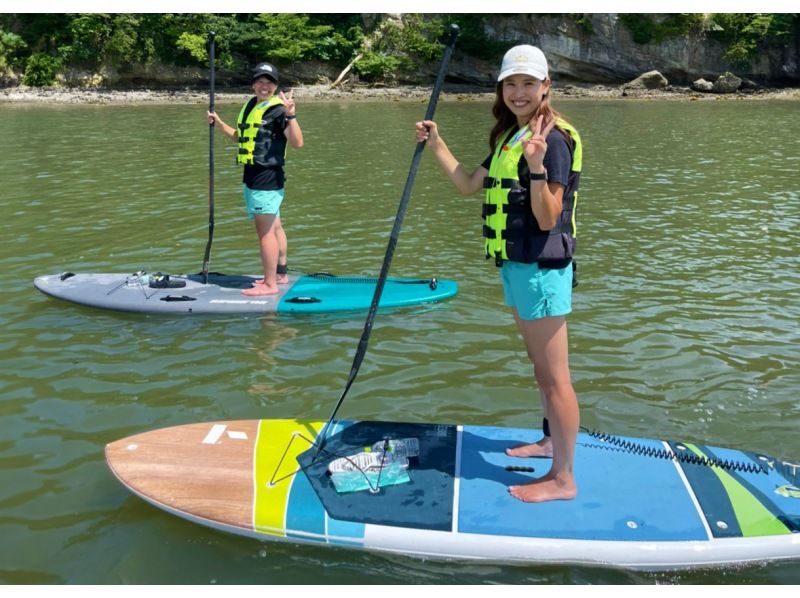 [มิยางิ / มัตสึชิมะ] ประสบการณ์ SUP หลักสูตรครึ่งวันที่คุณสามารถเพลิดเพลินกับทัศนียภาพอันงดงามของสามมุมมองของญี่ปุ่น (ด้วย GoPro, SLR, การถ่ายภาพด้วยโดรน)の紹介画像