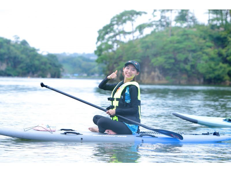 【宮城・松島・SUP・経験者】楽しく漕いでレベルアップ半日コース（GoPro・一眼・ドローン撮影付き）ファミリー・カップル・女性におススメ